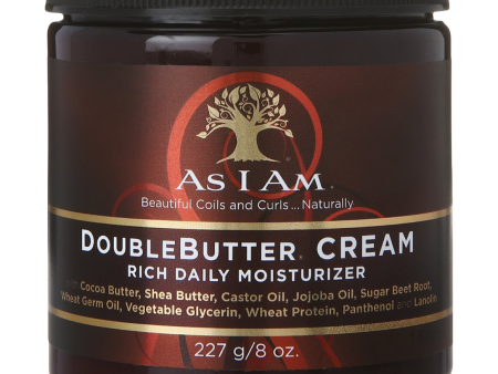 As I Am: DoubleButter Cream Rich Daily Moisturizer 8oz Discount