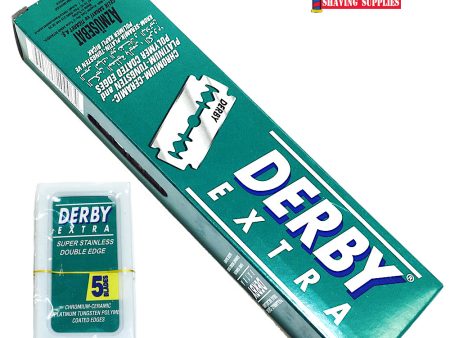 Derby Extra Stainless DE Blades 100ct Green For Sale