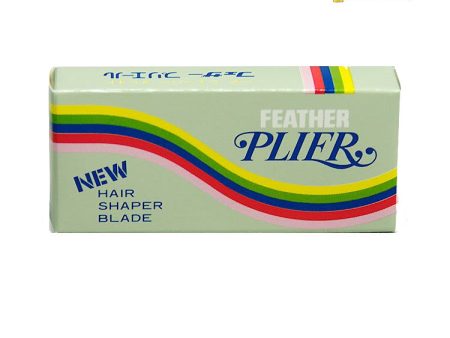 Feather Plier Hair Shaper Razor Blades 20Pk on Sale