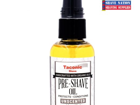 Taconic Unscented Organic Pre-Shave Oil Online Sale