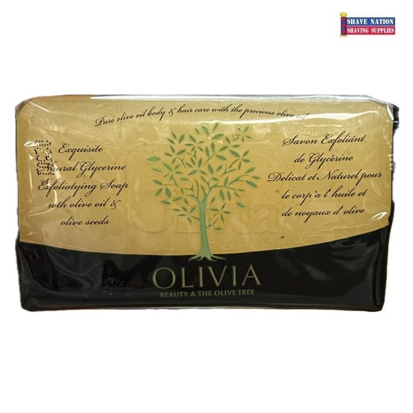 Olivia Natural Glycerin Exfoliating Olive Oil Bar Soap Hot on Sale