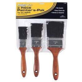 3-Piece Polyester Bristle Varnish & Sash Paint Brush Set Sale