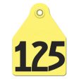 AgriLabs Large Numbered AgriTags 101-125 Yellow 1 Count by Agritags on Sale