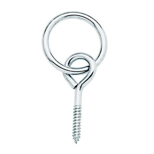 10151 Screw Eye with Ring ZP ST 2  with 3  ring Zinc Plated Steel 1 Count by Weaver Leather Online Hot Sale